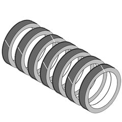 S15094 Berkeley SET,PACKING RINGS (Qty 7) (1-1/4 X 1-7/8 1-1/)