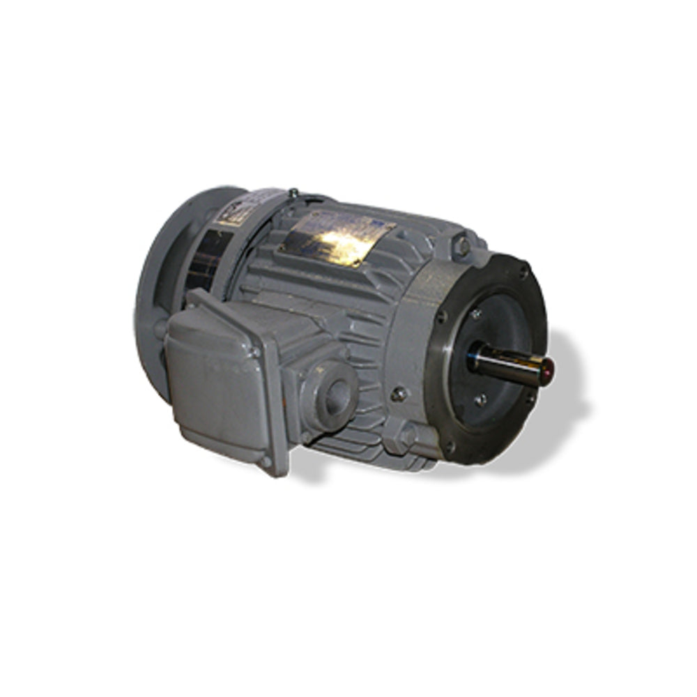 EP0058 TECO Severe Duty Motor (5 HP, 3 Phase, 900 RPM, 254T Frame, TEFC Enclosure, 230/460 Volt, Cast Iron, Rigid Base)