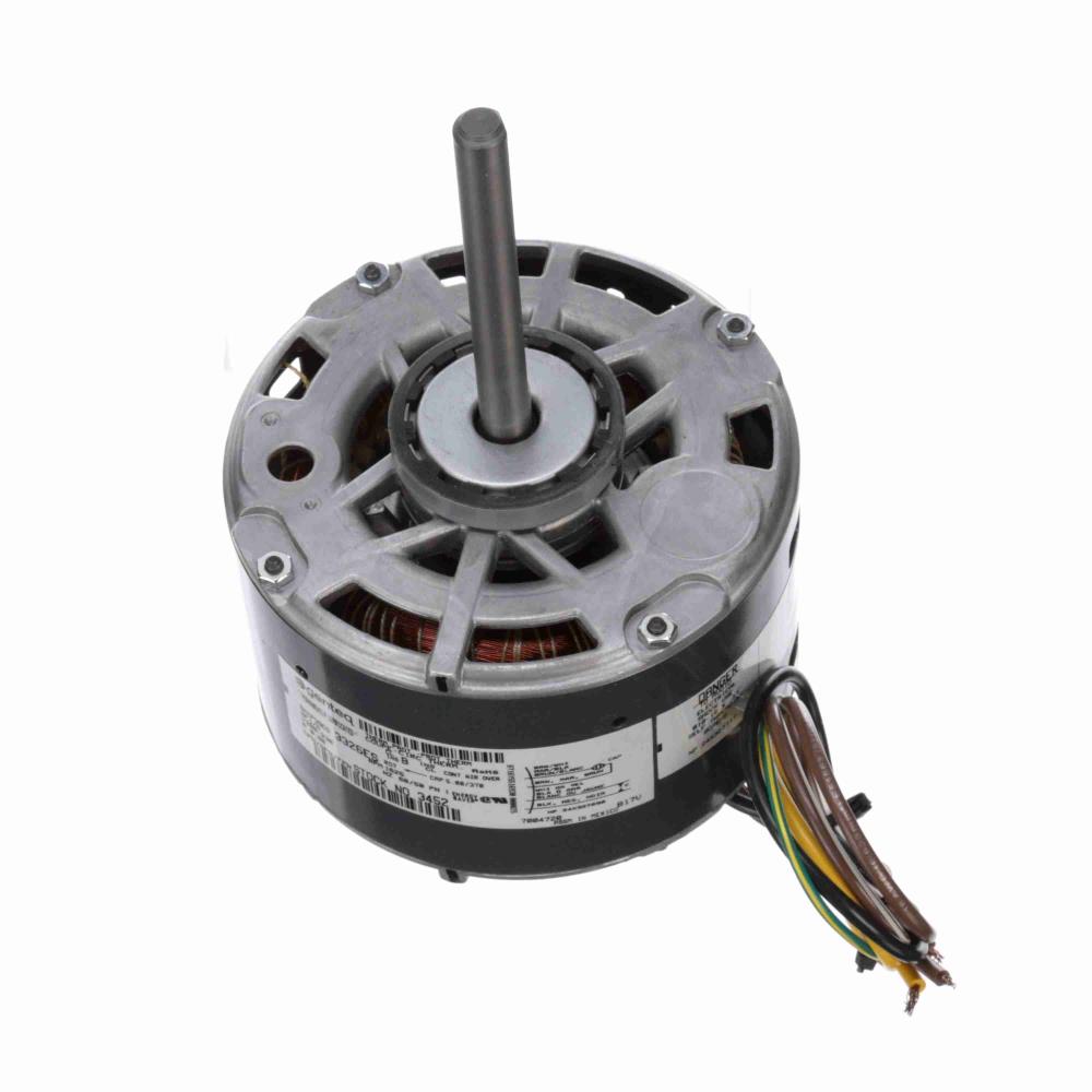 3452 Fasco Direct Drive Motor 1/6 HP, 1625 RPM, OAO Enclosure, 48Z Frame, 5.6" Diameter, 208-230 Volt, 1 Phase, 1 Speed, 60 Hz)