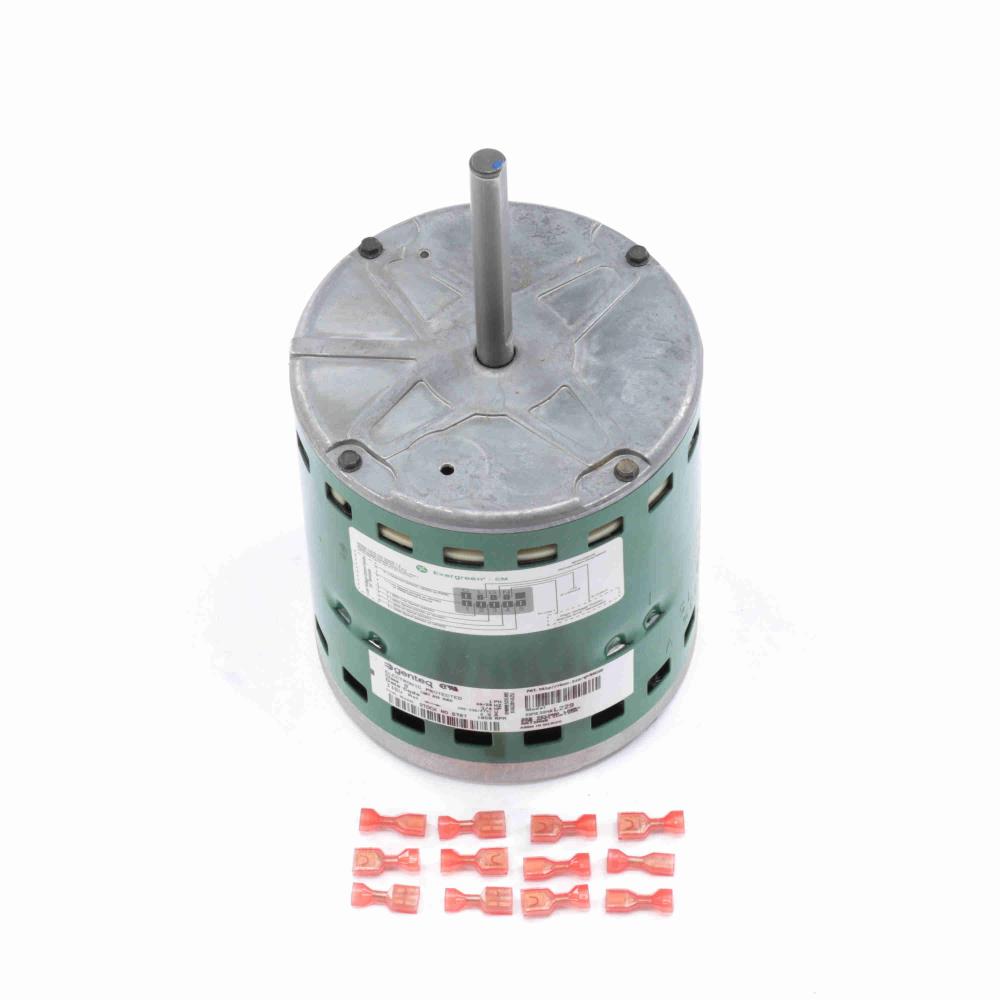 6707 Fasco Direct Drive Motor (3/4 HP, 1075 RPM, OAO Enclosure, 48Z Frame, 5.6" Diameter, 208-230/277 Volt, 1 Phase, 1 Speed, Automatic Thermal Protection)