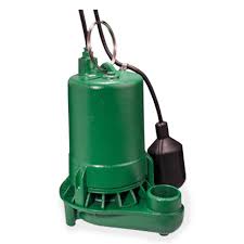 MSCI33T10 Myers Submersible Sump Pumps (1/3 HP, 1 Phase, 115V, 10' Cord Length, 1-1/2" Discharge, Piggy Back Tethered Switch)