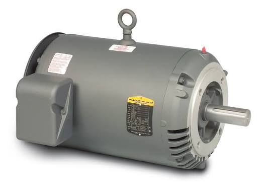 VM3153T Baldor C-Face General Purpose Industrial Motor (3/4 HP, 208-230/460 Volt, 1200 RPM, Three Phase, ODP Enclosure, 143TC Frame, Footless)