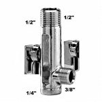 9002 JORC Nickel Plated Strainer (1/4  Inlet Connection, 1/4 Outlet Connection, Nickel Plated , 600 PSI Max Pressure)