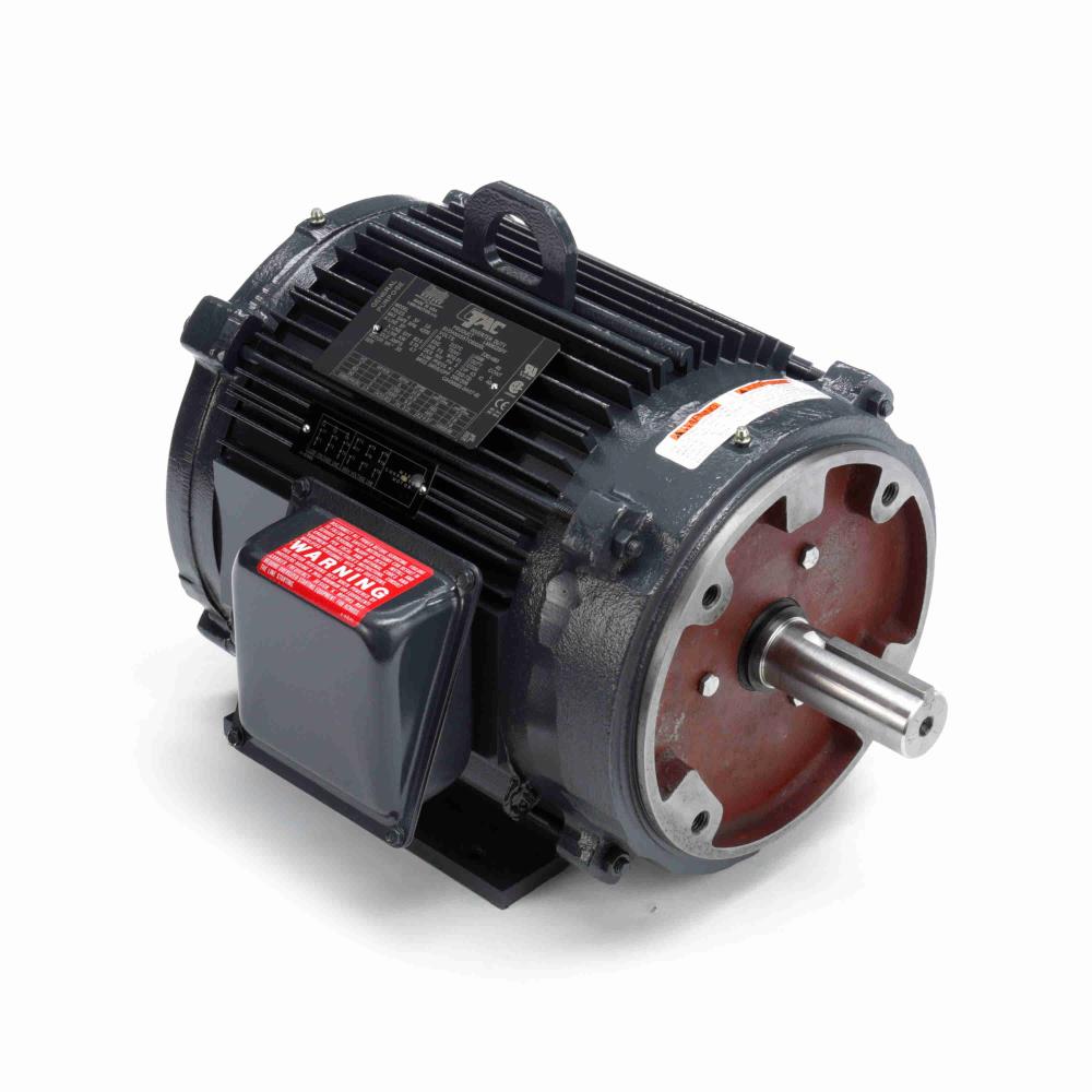 LM06125 Leeson Inverter Vector Duty Motor  (AN4S5TC61Q10, 5 HP, 213TC Frame, 1800RPM, 230/460V, Totally Enclosed) - KG Power Systems