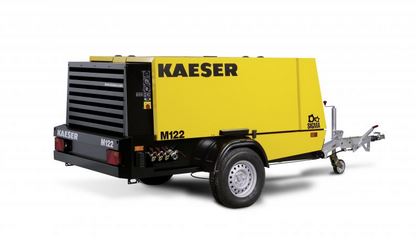 M122 Kaeser Portable Air Compressor (400 CFM, 100 PSI, Diesel, Tow Behind)