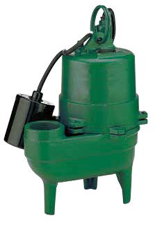 MWS550120T Pentair Myers MWS5 Cast Iron Sewage Pumps (1/2 HP, 13 Amps, 115V, 1 Phase, 20' Cord, Tethered Switch Type)