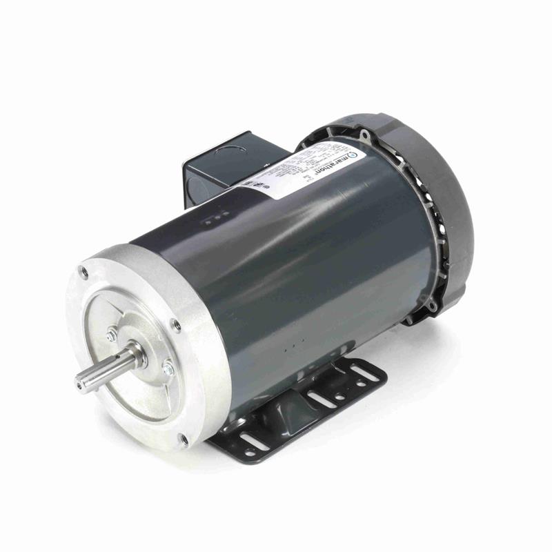 D395A Marathon Motor (2 HP, 3600 RPM, 3-Phase, 56C Frame, TEFC (base), 230/460V)