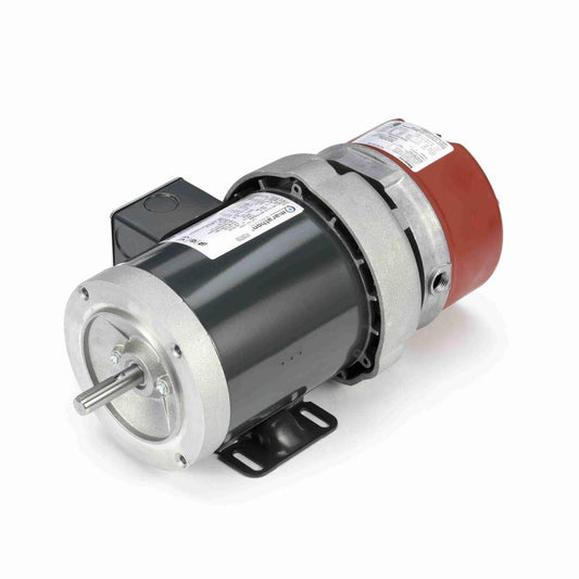 D450 Marathon Brakemotor (1/3 HP, 56 Frame, 6.5" Diameter, TEFC, Reverse Rotation, Rolled Steel, 3 Phase, 1725 RPM, 208-230/460 Volt)