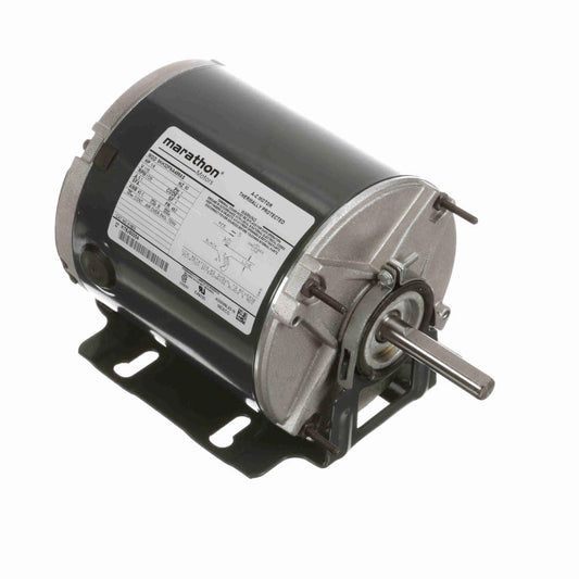 X1903 Marathon Agricultural Fan Motor (1/4 HP, 48Z Frame, 5.6" Impeller Diameter, TENV Enclosure, SIngle Phase, 115 Volt, 60 Hz, Auto Overload, Rolled Steel, Resilient Base)