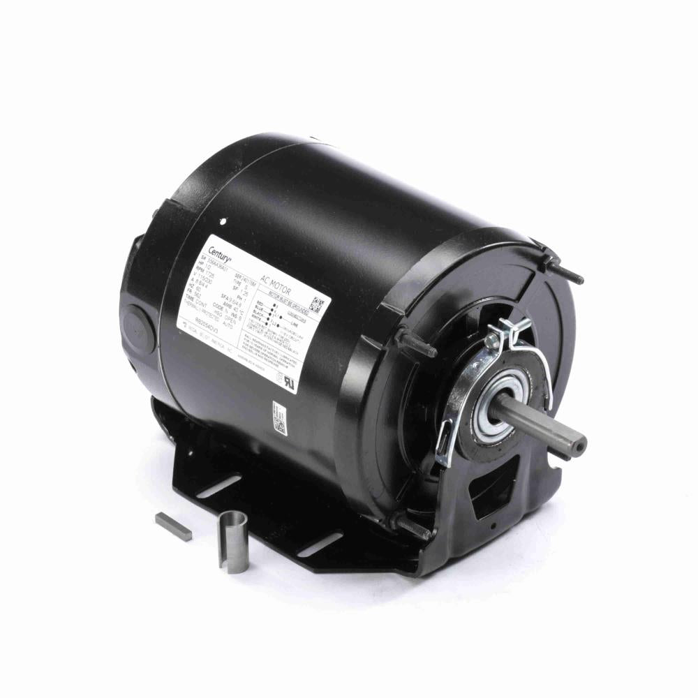 RB2054DV3 Century Fan & Blower Motor, 1/2 HP, 1725 RPM, 115/230 Volt, 56Z Frame, 1 Phase