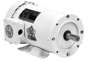 WD12C1JC U.S. Motors Washdown Motor (1/2 HP, 56C Frame, 3600 RPM)