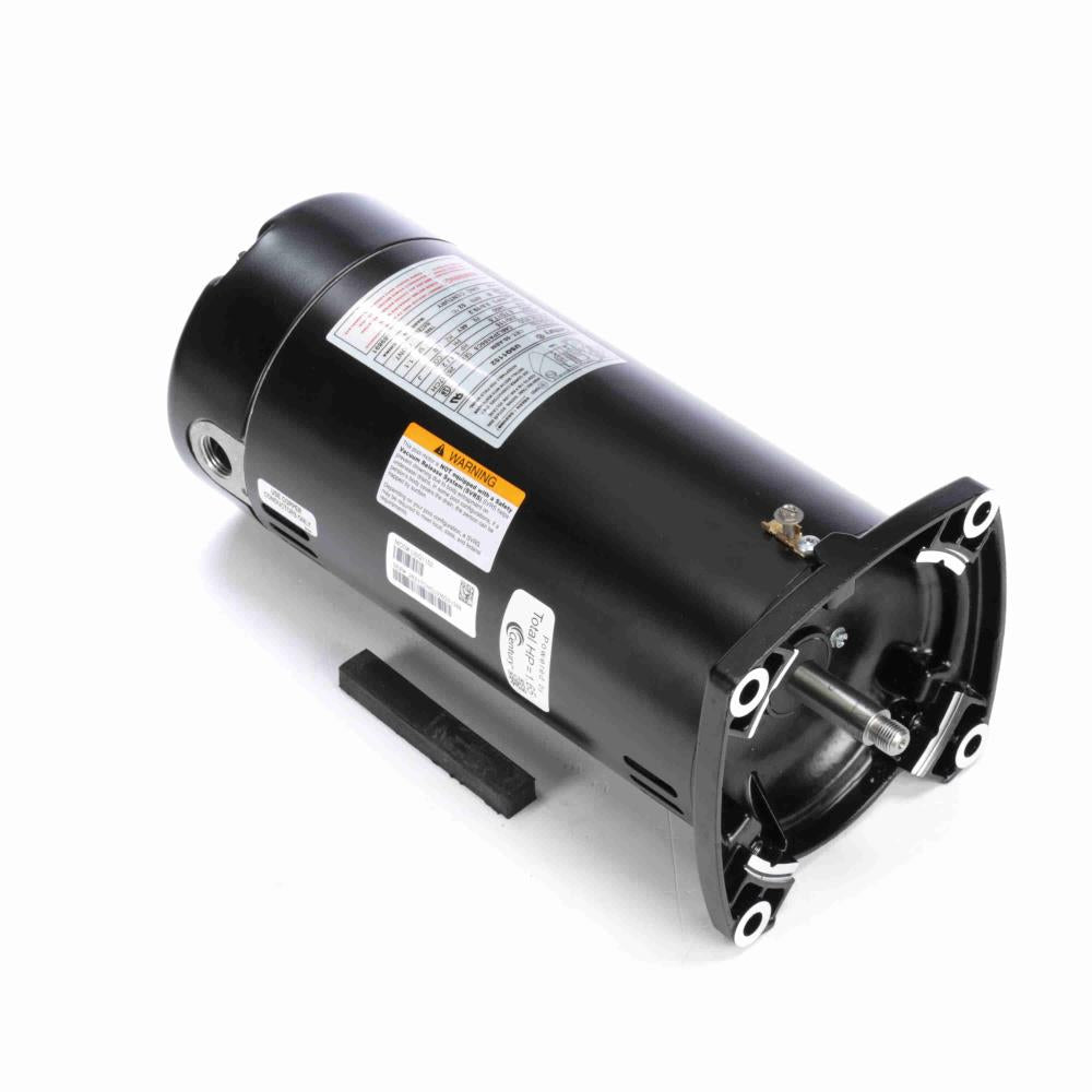 USQ1152 Century Pool and Spa Motor (Capacitor Start, 1-1/2 HP, 48Y Frame, 5.6" Diameter, ODP Enclosure, Single Phase, CCWSE Rotation, Rolled Steel, Square Flange, 17.5/8.75 AMPS, Single Shaft) - KG Power Systems