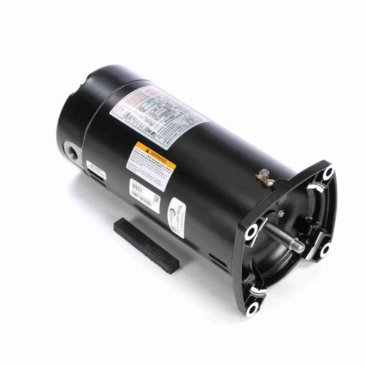 USQ1152 Century Pool and Spa Motor (Capacitor Start, 1-1/2 HP, 48Y Frame, 5.6" Diameter, ODP Enclosure, Single Phase, CCWSE Rotation, Rolled Steel, Square Flange, 17.5/8.75 AMPS, Single Shaft) - KG Power Systems
