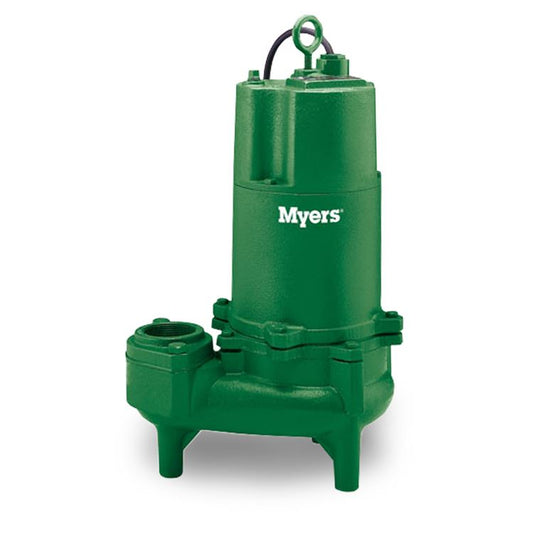 WHR10-03 Myers Sewage Pump (1 HP, 200V, 3 Phase, Manual, 20' Cord, 2"NPT Discharge, 178 GPM Max)