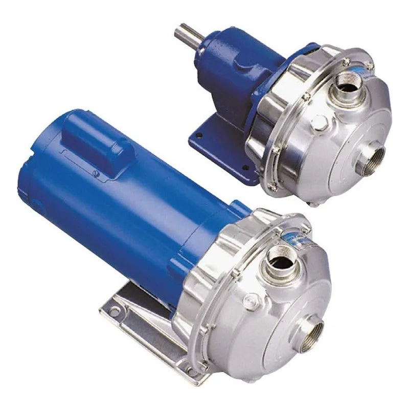 1ST1G1A4 Goulds NPE Stainless Steel Close-Coupled End Suction Centrifugal Pump (2 HP, 115/230 Volt, 1 Phase, 60 Hz, 2 Pole, 3500 RPM, ODP Enclosure, 1-1/2" NPT Suction, 1" NPT Discharge)